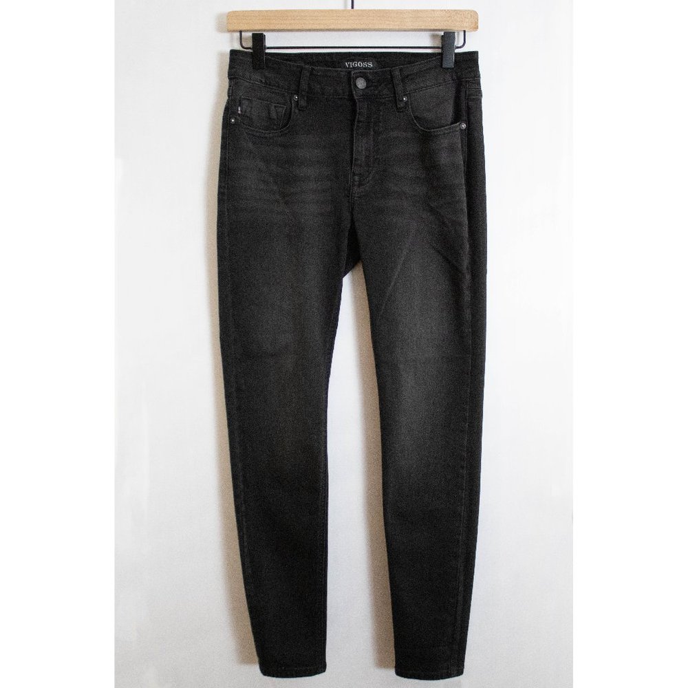 Cute Vigoss Marley Super Skinny Mid Rise Black Jeans - 27 - Stretch Denim